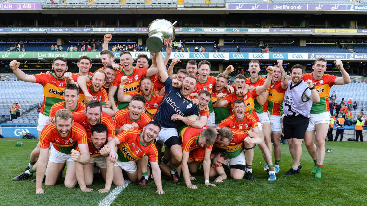 Carlow defeated Antrim at Croke Park.