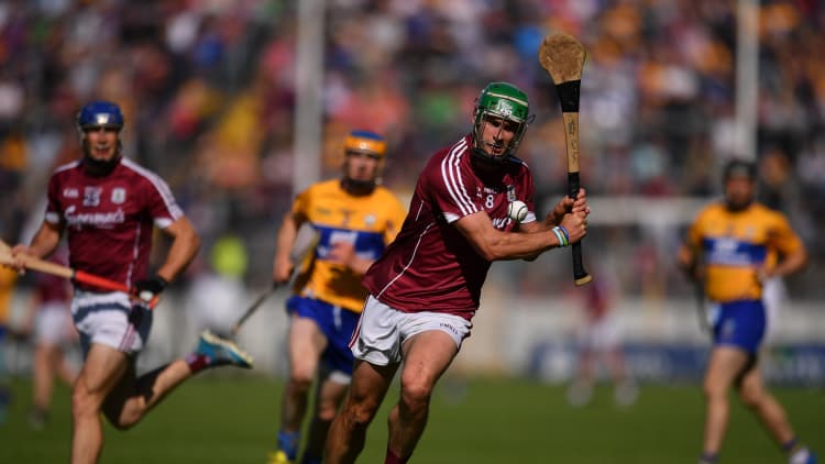 Galway captain David Burke.