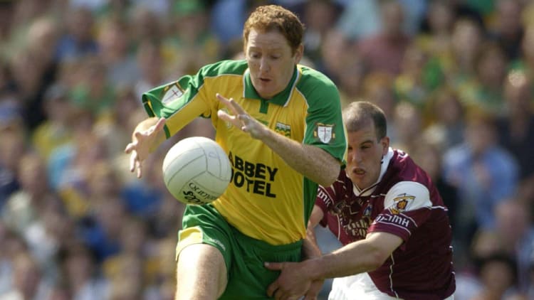 John Haran in action during the drawn 2003 All Ireland SFC Quarter-Final.