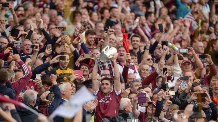David Burke lifted the Liam MacCarthy Cup on Sunday.