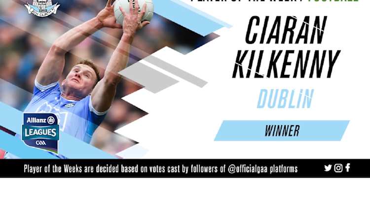 GAA.ie Footballer of the Week Ciaran Kilkenny.