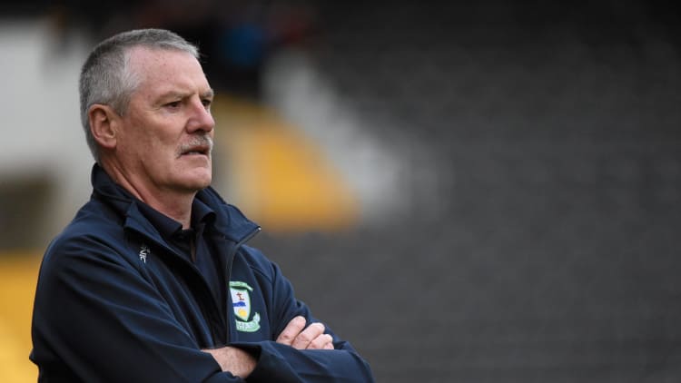 O Loughlin Gaels manager Aidan Fogarty.