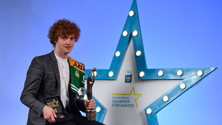Kerry's Paul Walsh was voted Electric Ireland GAA Minor Footballer of the Year.