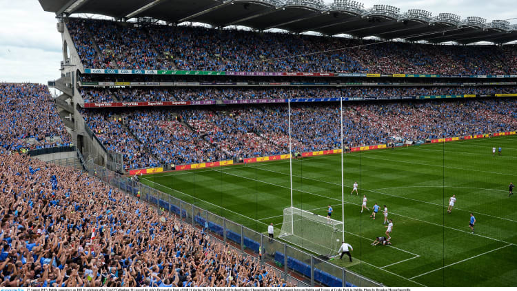 Con O Callaghan struck a fifth minute goal for Dublin against Tyrone at Croke Park.