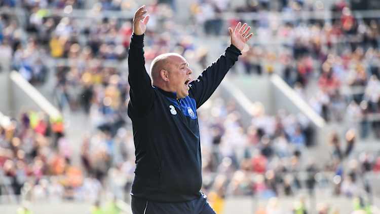 Bainisteoir Port Láirge Derek McGrath.