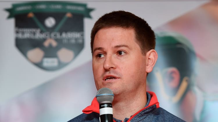 Cork selector Kieran Murphy pictured at the launch of the 2018 Fenway Hurling Classic.
