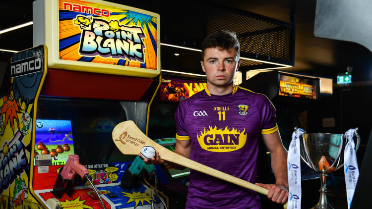 Rory O’Connor of Wexford pictured in Token Arcade, in Smithfield, Dublin ahead of the Bord Gáis Energy Leinster U-21 Hurling Final against Galway.