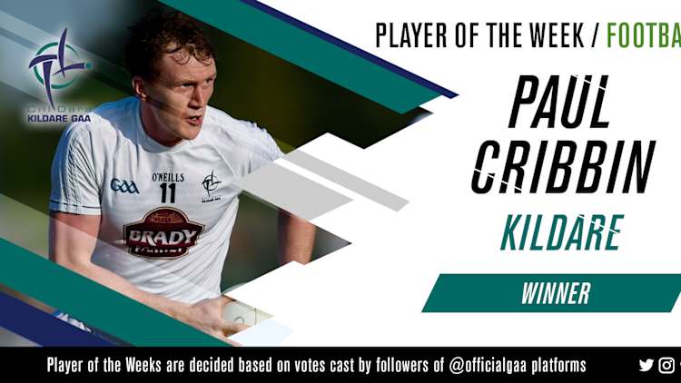 Paul Cribbin has been voted GAA.ie Footballer of the Week.