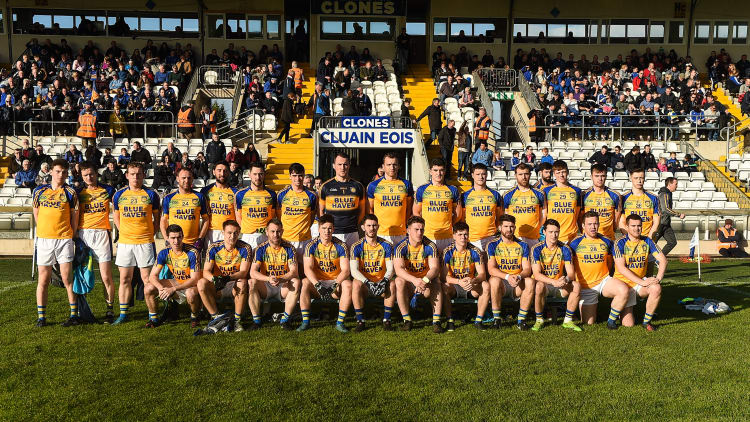 The Kilcar panel ahead of their Ulster SFC Quarter Final against Scotstown.