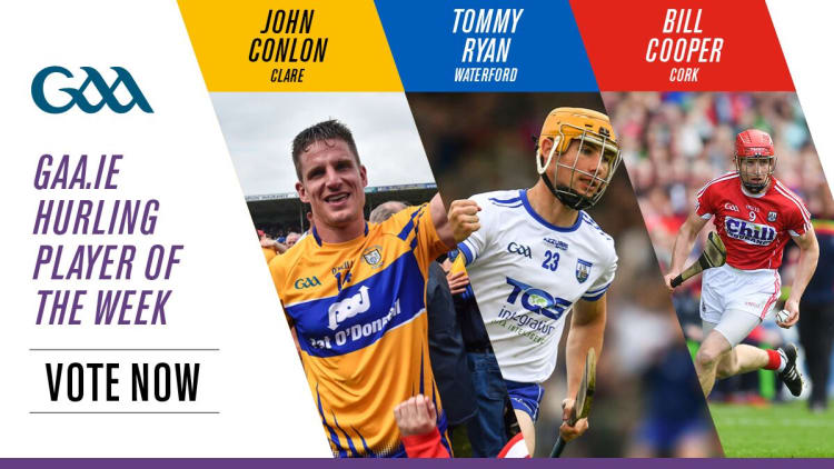GAA.ie Hurler of the Week nominations.