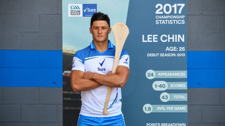 Lee Chin pictured at the launch of Sure's online GAA trivia quiz in Croke Park.