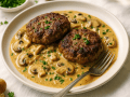 Keto Beef Stroganoff Burgers