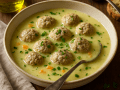 Smyrna-Style Meatball Soup with Egg-Lemon Sauce