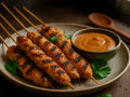 Thai Chicken Satay with Spicy Peanut Sauce