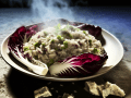 Radicchio Risotto with Gorgonzola