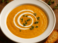 Viennese Garlic, Carrot, and Thyme Potato Soup