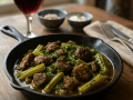 Persian Celery & Beef Stew (Khoresht Karafs)