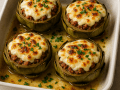 Stuffed Artichokes with Minced Beef and Easy Béchamel