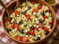 Mediterranean Farfalle Salad with Lemon-Herb Vinaigrette