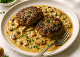 Keto Beef Stroganoff Burgers