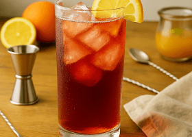 Spanish-Style Cherry Kombucha Sangria