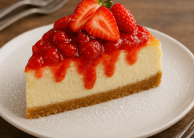 Classic Strawberry Cheesecake