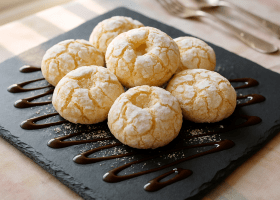 Moroccan Almond Macaroons (Mlewza or Ghrieba d'ellouz)