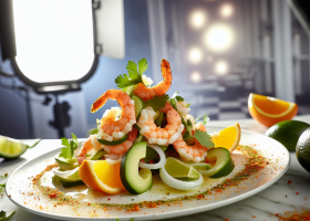 Camarones al Limón y Chile