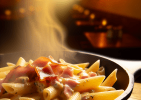Penne alla Vodka con Prosciutto