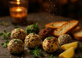 Mykonian Kopanisti Cheese and Butter Bites