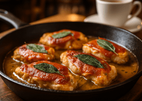 Chicken Saltimbocca with Sage and Prosciutto