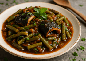 Karpathian Cuttlefish with Green Beans