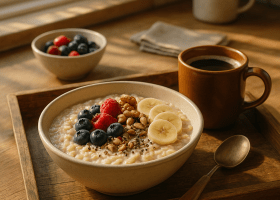 Classic British Creamy Oat Porridge