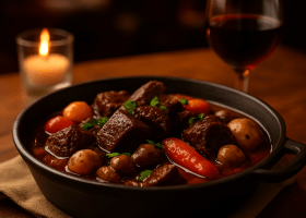 Bœuf au Vin Rouge – French Red Wine Braised Beef