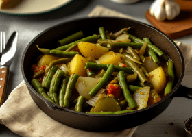 Tsaoulia: Oily Green Beans Stew