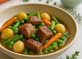 Spring Lamb Ragout with Seasonal Vegetables