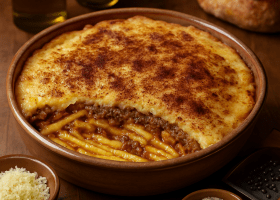 Festive Pastitsio from Spata: A Wedding Tradition
