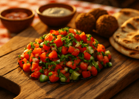 Palestinian Farmers' Salad (Salata Falahiyeh)
