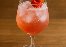 Valentine’s Strawberry Rose Mocktail
