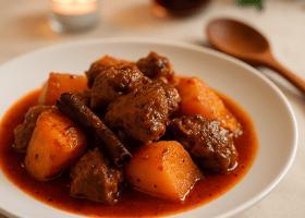 Amorgian Patatato – Traditional Goat and Potato Stew