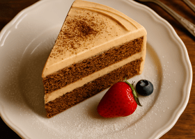 Moist Espresso Layer Cake with Creamy Coffee Frosting