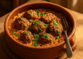 Aromatic Greek Lamb Giouvetsi