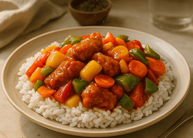 Sweet and Sour Pork with Pineapple
