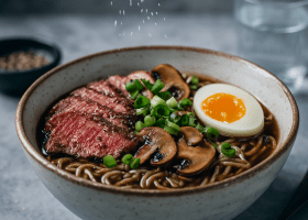 Keto Beef Ramen Bowl