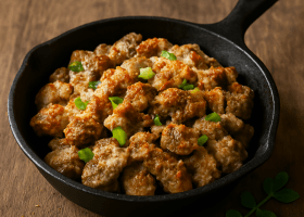 Polítiko-Style Fried Lamb Liver with Yogurt and Paprika