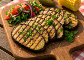 Grilled Mediterranean Eggplant Delight