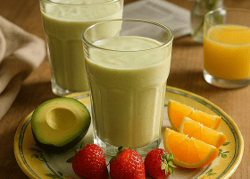 Brazilian-Style Avocado Honey Smoothie