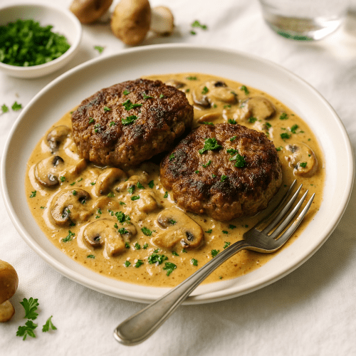 Image for Keto Beef Stroganoff Burgers