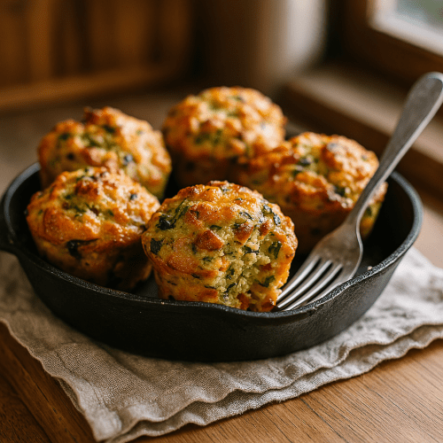 Image for Australian-Style Savory Vegetable Bacon Muffins
