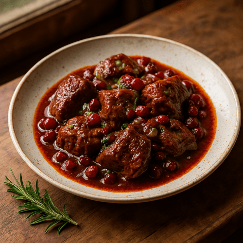 Image for Wild Boar Ragout with Red Berry Sauce